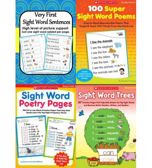 Bộ Sách Sight Word Gồm 4 Cuốn (Ebook+Audio)