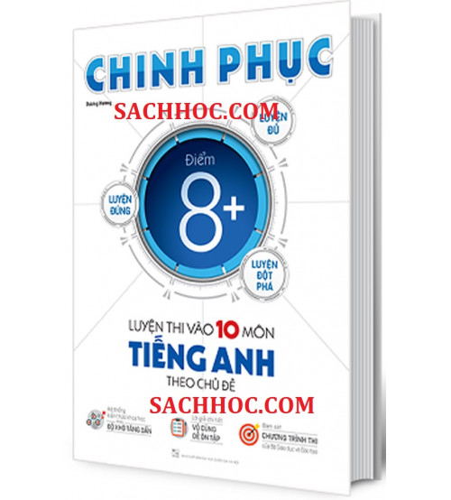 Chinh Phục Điểm 8 + Luyện Thi Vào 10 Môn Tiếng Anh Theo Chủ Đề
