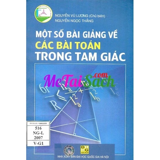 Một Số Bài Giảng Về Các Bài Toán Trong Tam Giác
