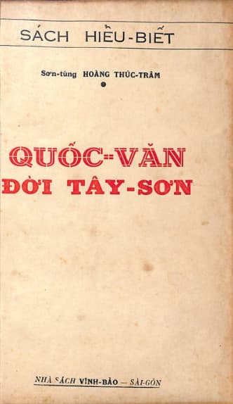 Quốc Văn Đời Tây Sơn